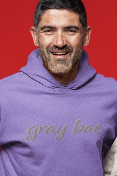 Gray Bae Hoodie