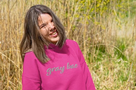 Gray Bae Hoodie