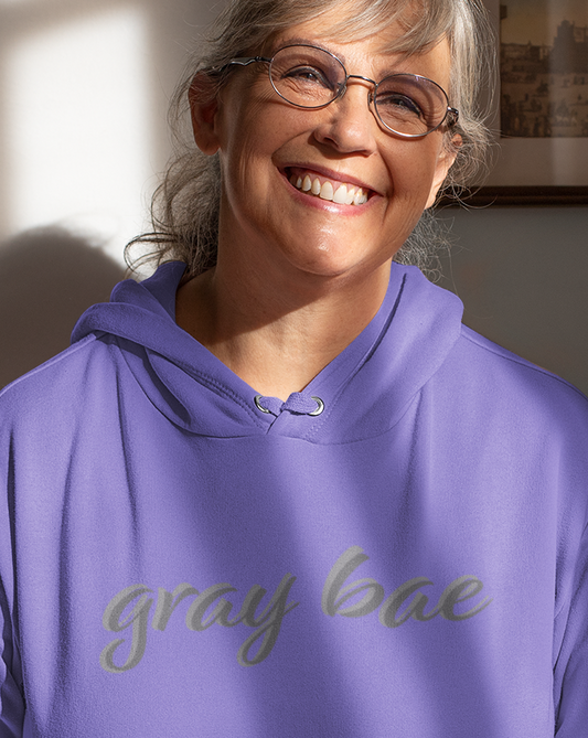 Gray Bae Hoodie
