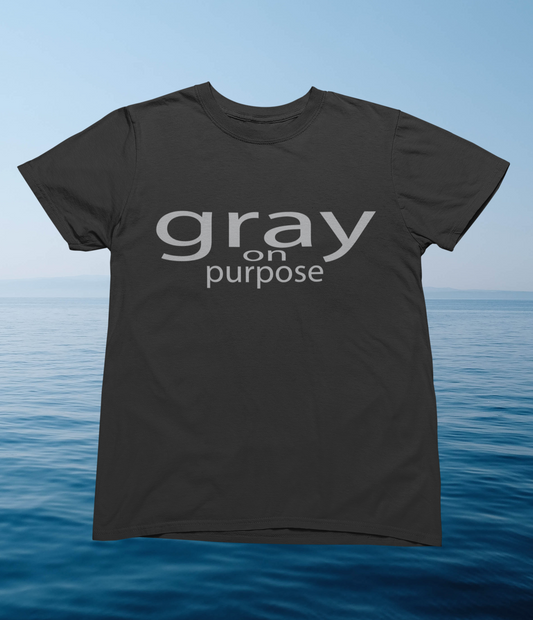 Gray OP Classic Fit White Tshirt